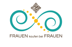 Sticker mit QRCode und Aufschrift Frauen kaufen bei Frauen